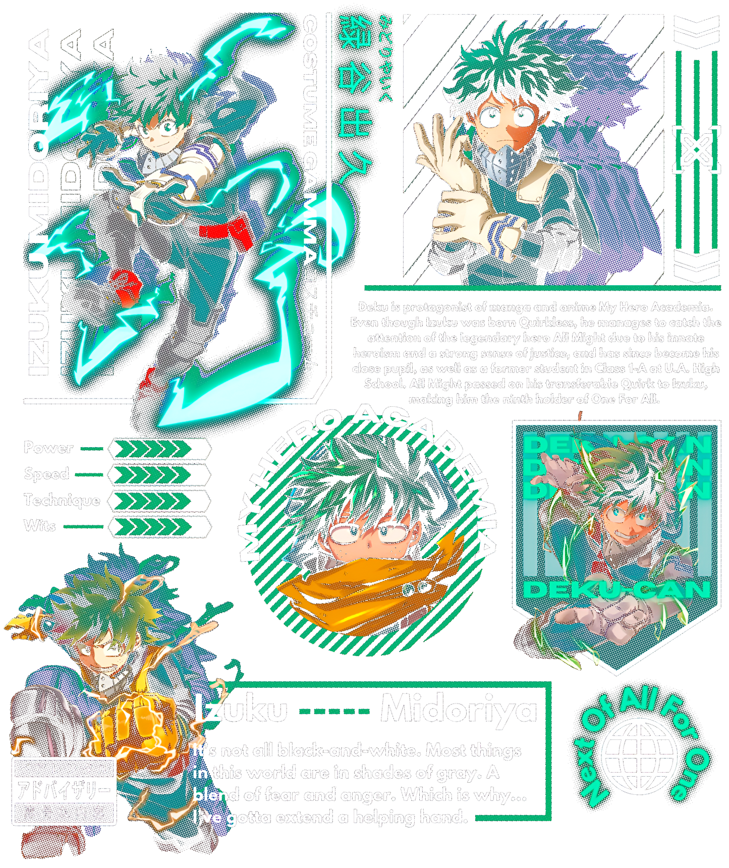 DTF Anime T-Shirt Prints